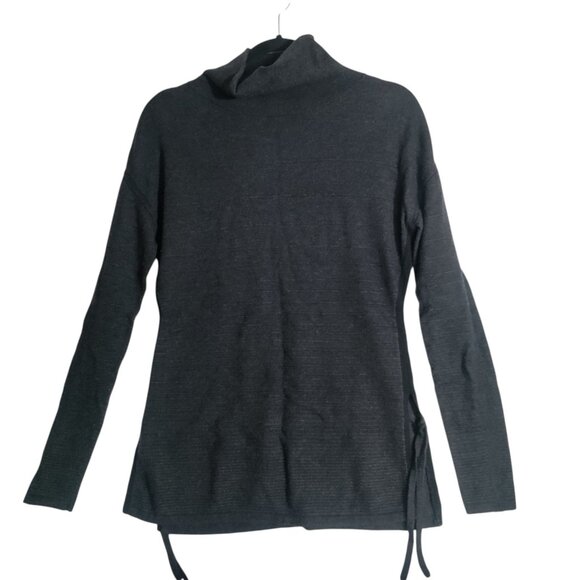 Smartwool L81017 Women's Spruce Creek Gray Turtle Neck Sweater Size Medium - Picture 1 of 8